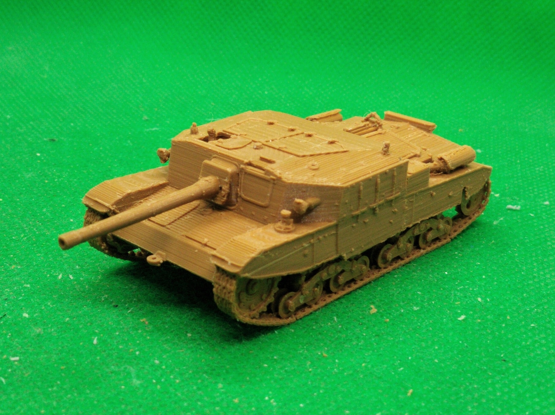 1/72 Scale Italian Semovente Da 75/46 M43 Self Propelled Gun, World War ...