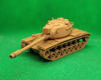 Schaal 1:72 Verenigde Staten M103A2 zware tank met IR-projector (120 mm Gun Combat Tank M103), koude oorlog, 3D-geprint, wargaming, modellering