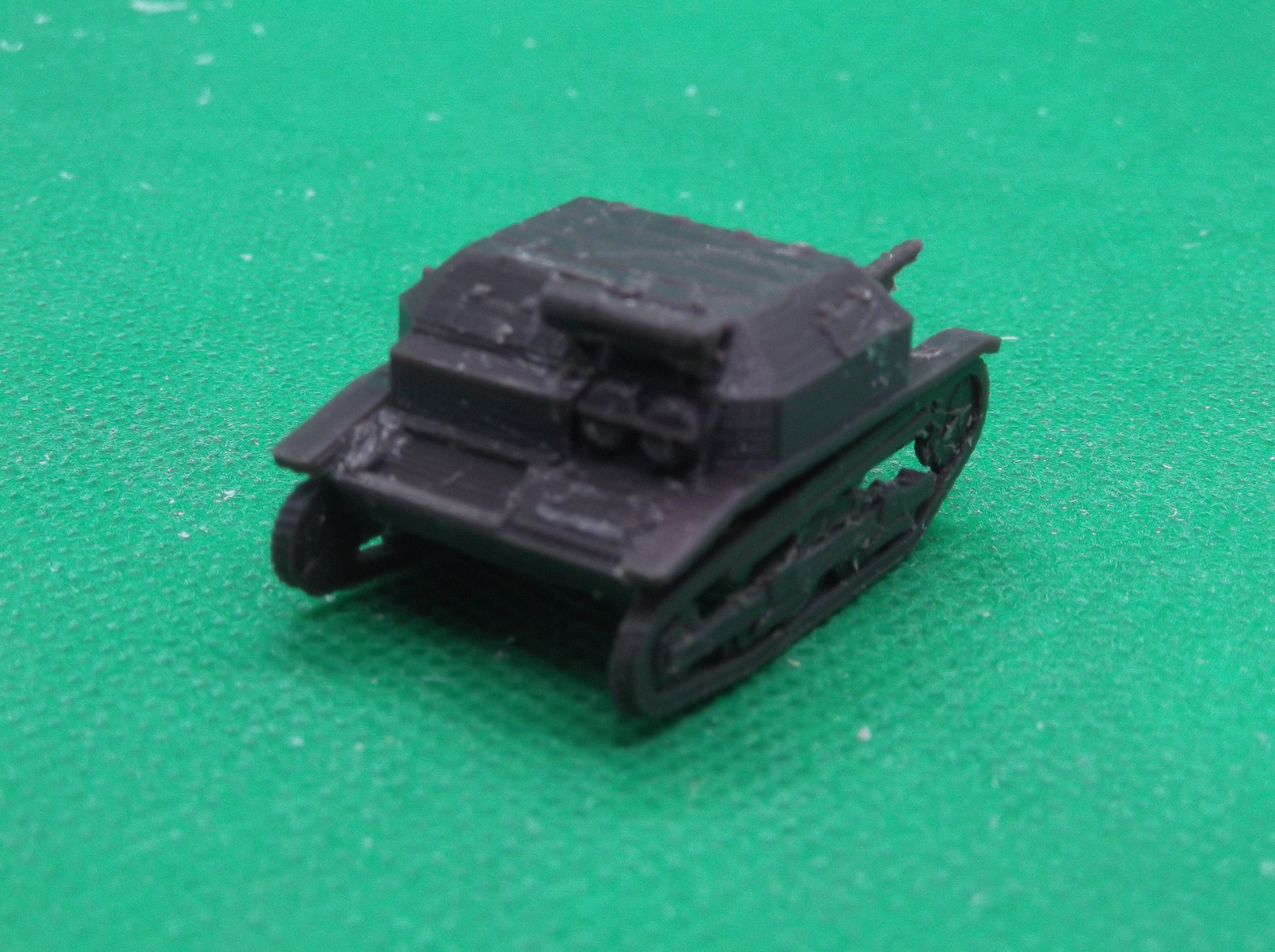 1/72スケールのポーランド軍TK-3オチキス武装豆戦車、第二次世界大戦