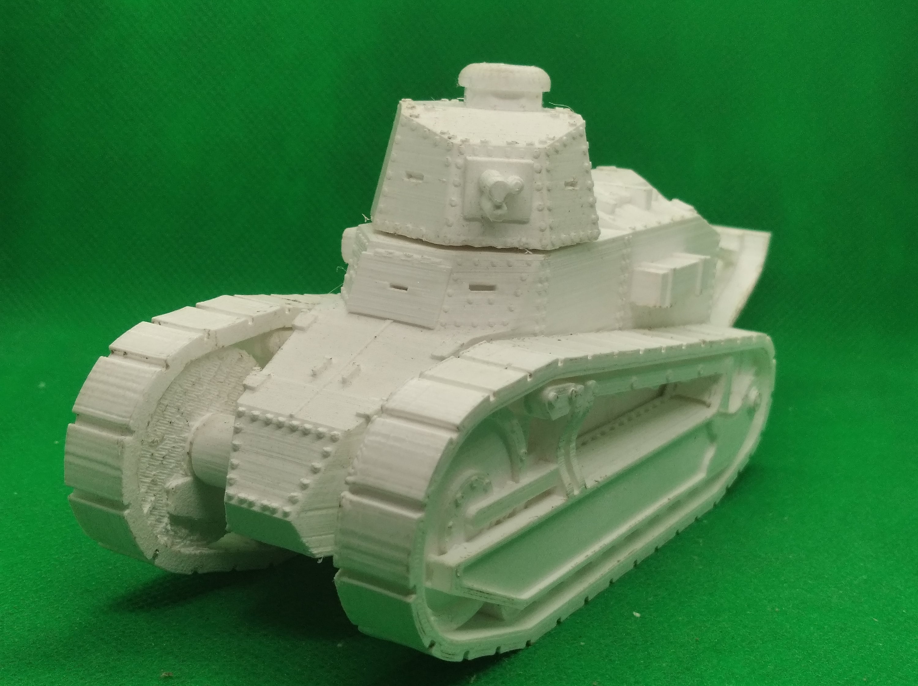 1/30 Scale French Renault FT Light Tank With Puteaux Armed