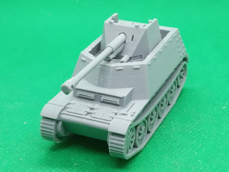 1/72 scale German Sd.Kfz 132 Marder II tank destroyer, World War Two, Eastern Front, Northern Africa, 3D printed, wargaming image 1