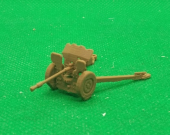 1/72 scale 4 x French 25 mm Hotchkiss anti-tank gun (firing position), World War Two, Battle for France, WW2, 3D print, wargaming, modelling