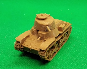 1/72スケールの日本の四式軽戦車ケヌ、第二次世界大戦、満州および朝鮮戦線、3Dプリント、ウォーゲーム、モデリング