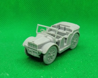 1/72 scale Italian Fiat SPA TL 37 light truck, World War Two, WW 2, Northern Africa, 3D printed, wargaming, modelling