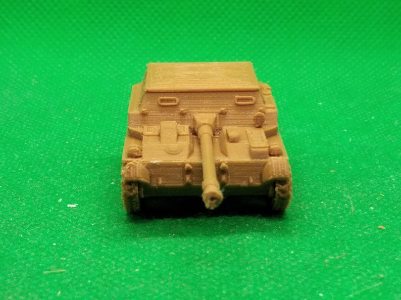 1/72 scale Soviet ASU-57 airborne assault gun, Cold War, Six Day War, Ogaden War, 3D printed, wargaming, modelling image 3