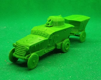 1/72 scale Austrio-Hungarian Romfell 1915 armored car, World War One, WW 1, 3D printed, wargaming, modelling