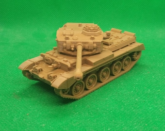 1/72スケールのイギリス巡洋戦車A34コメットI、第二次世界大戦、朝鮮戦争、3Dプリント、ウォーゲーム