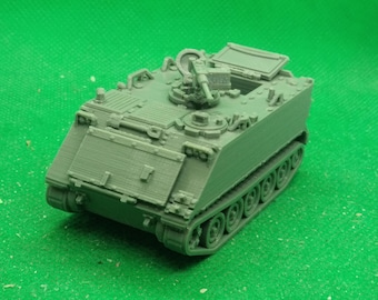 1/72 scale United States M113A1 Armored Personnel Carrier, Cold War, Vietnam War, Israeli wars, Ukraine, 3D printed, wargaming, Modelling