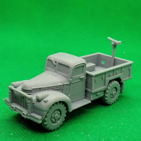 1/72スケール イギリス軍MCPシボレー30Cwtトラック、連邦軍、第二次世界大戦、WW 2、3Dプリント、ウォーゲーム、モデリング