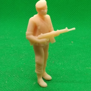 1/35 scale Portuguese Special Marine (early 60s), advancing, Ultramar War, Portuguese Colonial Wars, 3D printed, wargaming, modelling