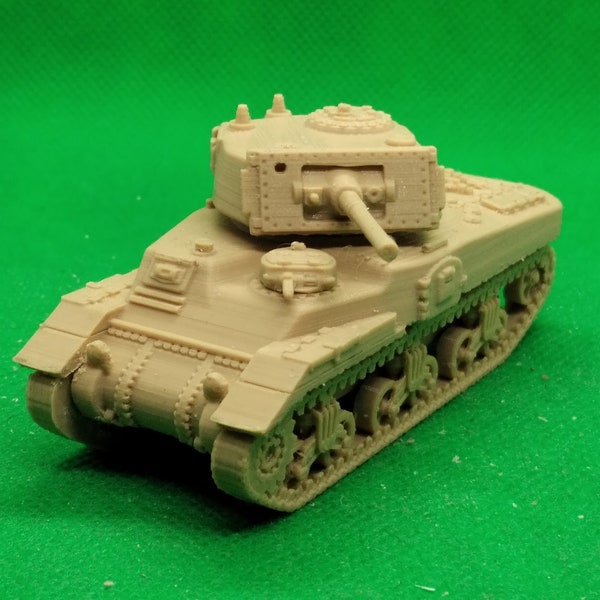 1/72 scale Canadian Ram Mk I cruiser tank, World War Two, WW 2, 3D printed, wargaming, model
