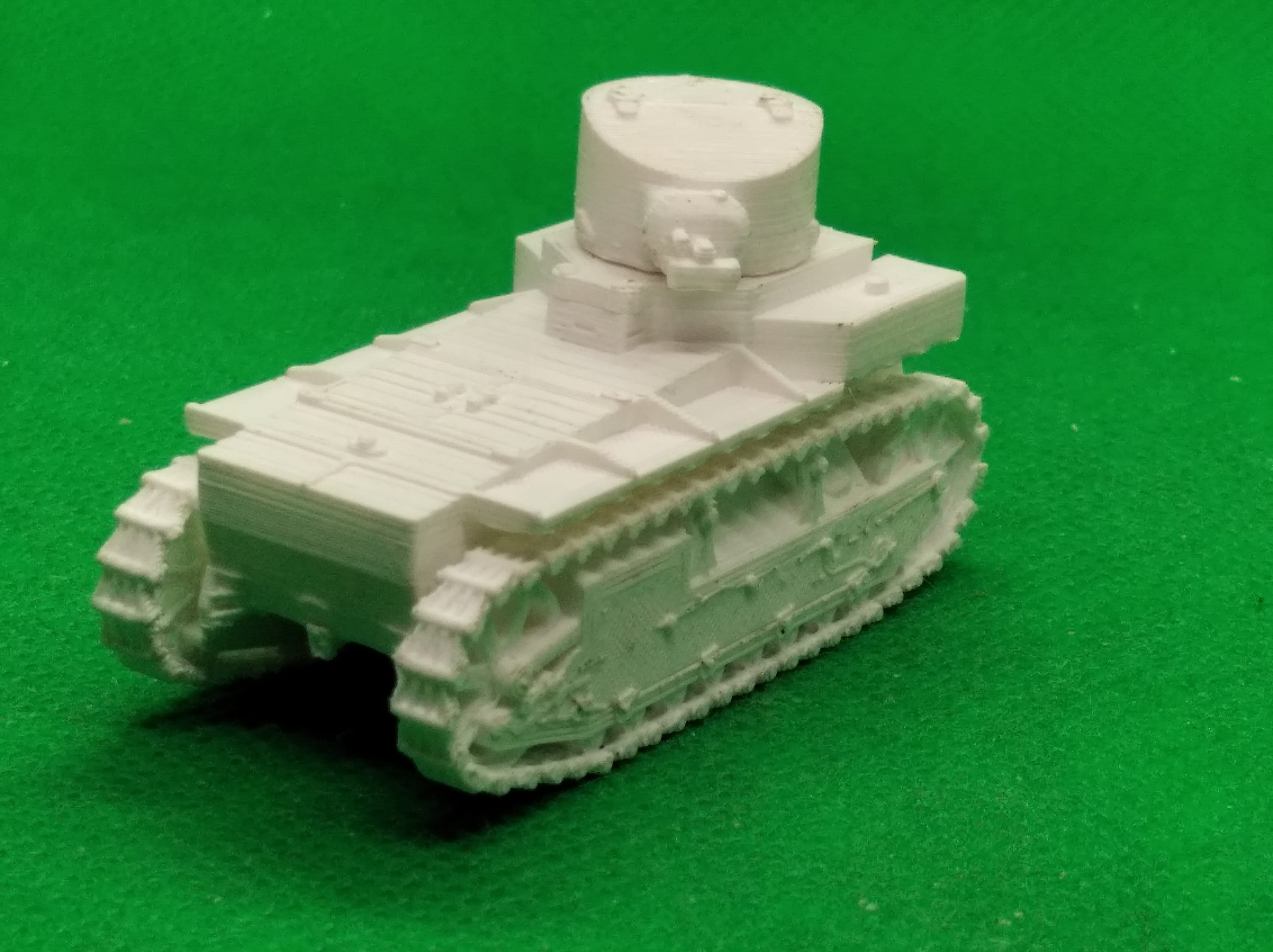 1/72スケールのアメリカT1E1カニンガム軽戦車、戦間期、3D