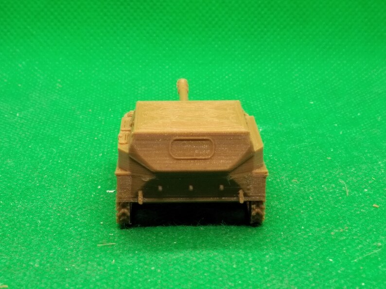 1/72 scale Soviet ASU-57 airborne assault gun, Cold War, Six Day War, Ogaden War, 3D printed, wargaming, modelling image 5