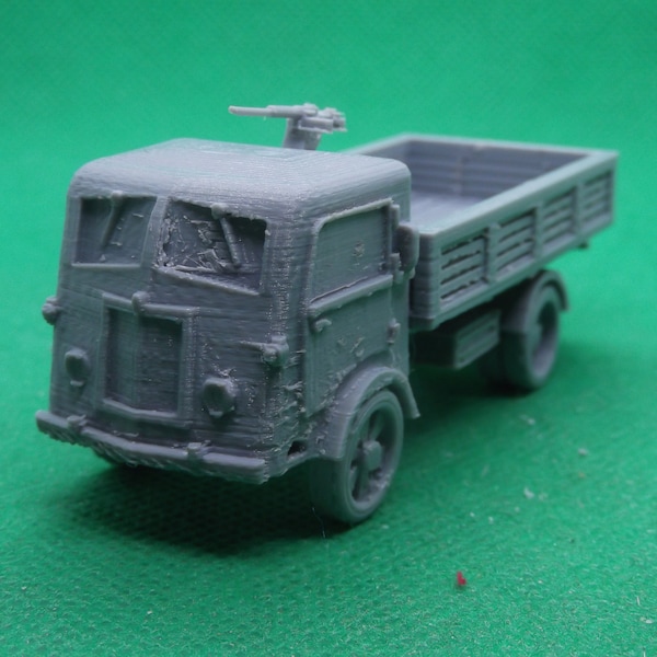1/72スケール イタリア軍フィアット626 NLM輸送トラック、第二次世界大戦、北アフリカ、イタリア戦線、バルカン半島、3Dプリント、ウォーゲーム、模型製作