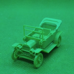 1/72 - USA Ford Model T Touring, Stabswagen, Erster Weltkrieg, 3D gedruckt, Wargaming, Modellbau