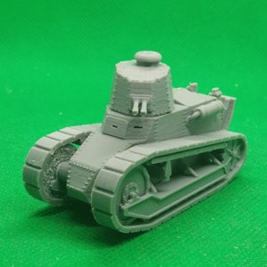 1/56 échelle italienne Fiat L5/21 Serie I light tank, Libya and Abyssinian Campaigns, World War Two, WW2, 3D printed, wargaming, Bolt Action