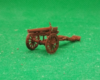 1/72 scale 4 x Italian 65 mm Canonne da 65/17 Mod. 13 (elevated position), World War Two, WW 1, WW 2, 3D printed, wargaming, modelling