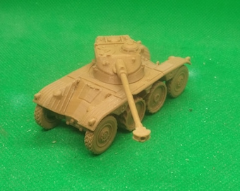1/72 scale French Panhard EBR Mle 54 armored car (FL10 turret), Portuguese Colonial War, Ultramar War, 3D printed, wargaming, modelling