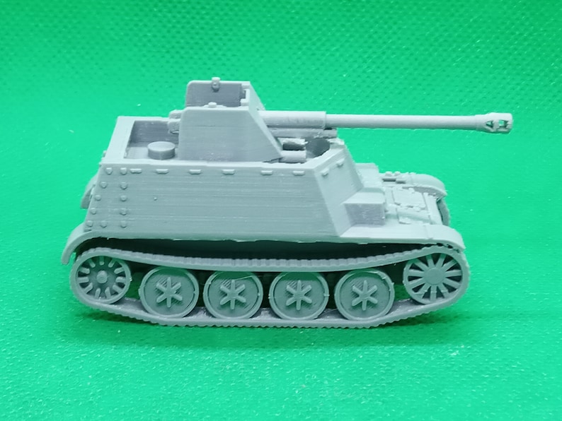 1/72 scale German Sd.Kfz 132 Marder II tank destroyer, World War Two, Eastern Front, Northern Africa, 3D printed, wargaming image 6