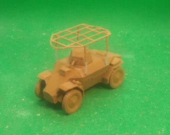 Schaal 1:72 Hongaarse Csaba 40 M Command-pantserwagen, Tweede Wereldoorlog, WO2, Oostfront, 3D-print, wargaming, modellering