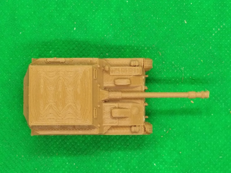 1/72 scale Soviet ASU-57 airborne assault gun, Cold War, Six Day War, Ogaden War, 3D printed, wargaming, modelling image 7