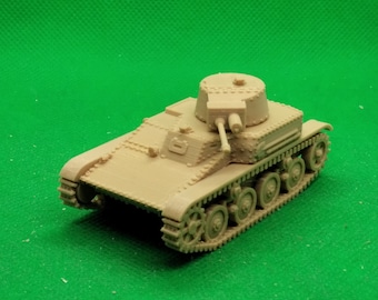1/56 Poolse prototype lichte tank 4TP, Interbellum, Tweede Wereldoorlog, WO II, 3D-print, wargaming, modellering, Bolt Action