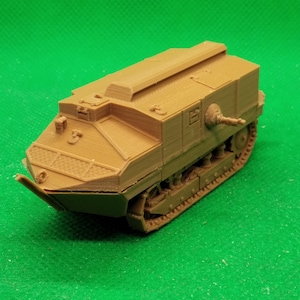 1/72 - Tanque francés Schneider CA-1, Primera Guerra Mundial, Guerra Civil Española, impresión 3D, wargaming, modelismo
