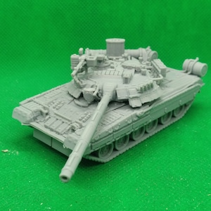 1/72 scale Russian T-80U main battle tank, Russia, Ukraine, 3D printed, wargaming, modelling