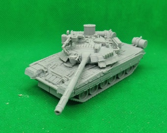 Schaal 1:72 Russische T-80U gevechtstank, Rusland, Oekraïne, 3D-geprint, wargaming, modellering