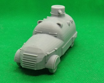 1/72 scale Spanish Constructora Field armored truck, Spanish Civil War, 3D printed, wargaming, modelling