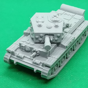 1/72 britischer Kreuzer Mk VIII Cromwell VI CS Panzer, Zweiter Weltkrieg, Normandie-Feldzug, Nordwesteuropa, 3D gedruckt, Wargaming
