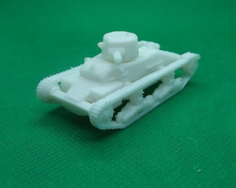 Tanque de infantaria britânico A11 Mk I Matilda I em escala 1/72, Segunda Guerra Mundial, Batalha da França, impresso em 3D, para jogos de guerra e modelismo.