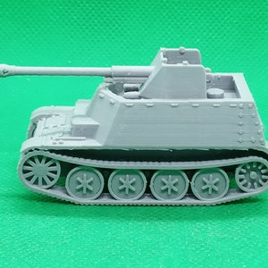 1/72 scale German Sd.Kfz 132 Marder II tank destroyer, World War Two, Eastern Front, Northern Africa, 3D printed, wargaming image 4