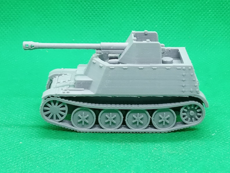 1/72 scale German Sd.Kfz 132 Marder II tank destroyer, World War Two, Eastern Front, Northern Africa, 3D printed, wargaming image 4