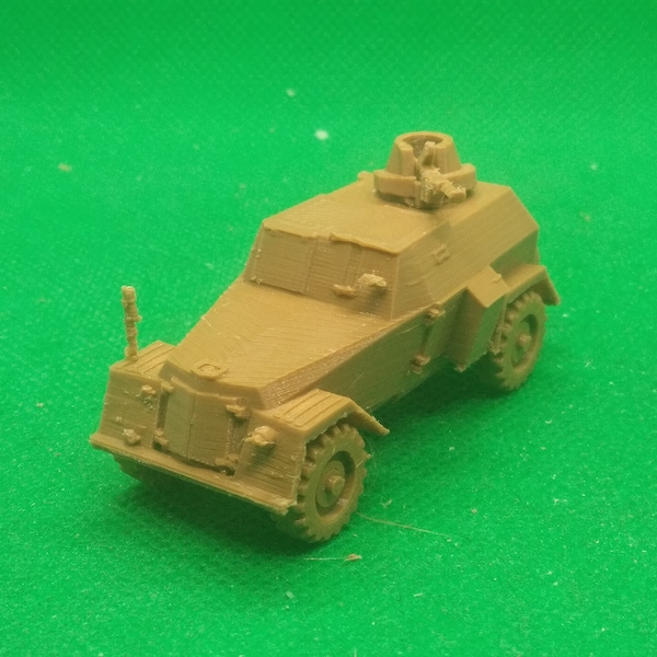 1/72スケール イギリス軍 ハンバー軽偵察車 Mk III、第二次世界大戦、WW 2、3Dプリント、ウォーゲーム、モデリング