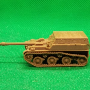 1/72 scale Soviet ASU-57 airborne assault gun, Cold War, Six Day War, Ogaden War, 3D printed, wargaming, modelling image 4