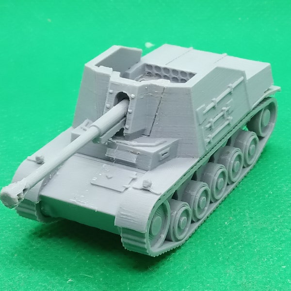 1/72 scale German Sd.Kfz 131 Marder II tank destroyer, World War Two, Eastern Front, Western Front, 3D printed, wargaming