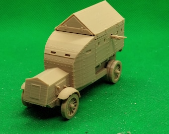 1/72スケール ギリシャ ヴィッカース ピアレス 1923年型装甲車、ギリシャ・イタリア戦争、第二次世界大戦、WW 2、3Dプリント、ウォーゲーム、モデリング