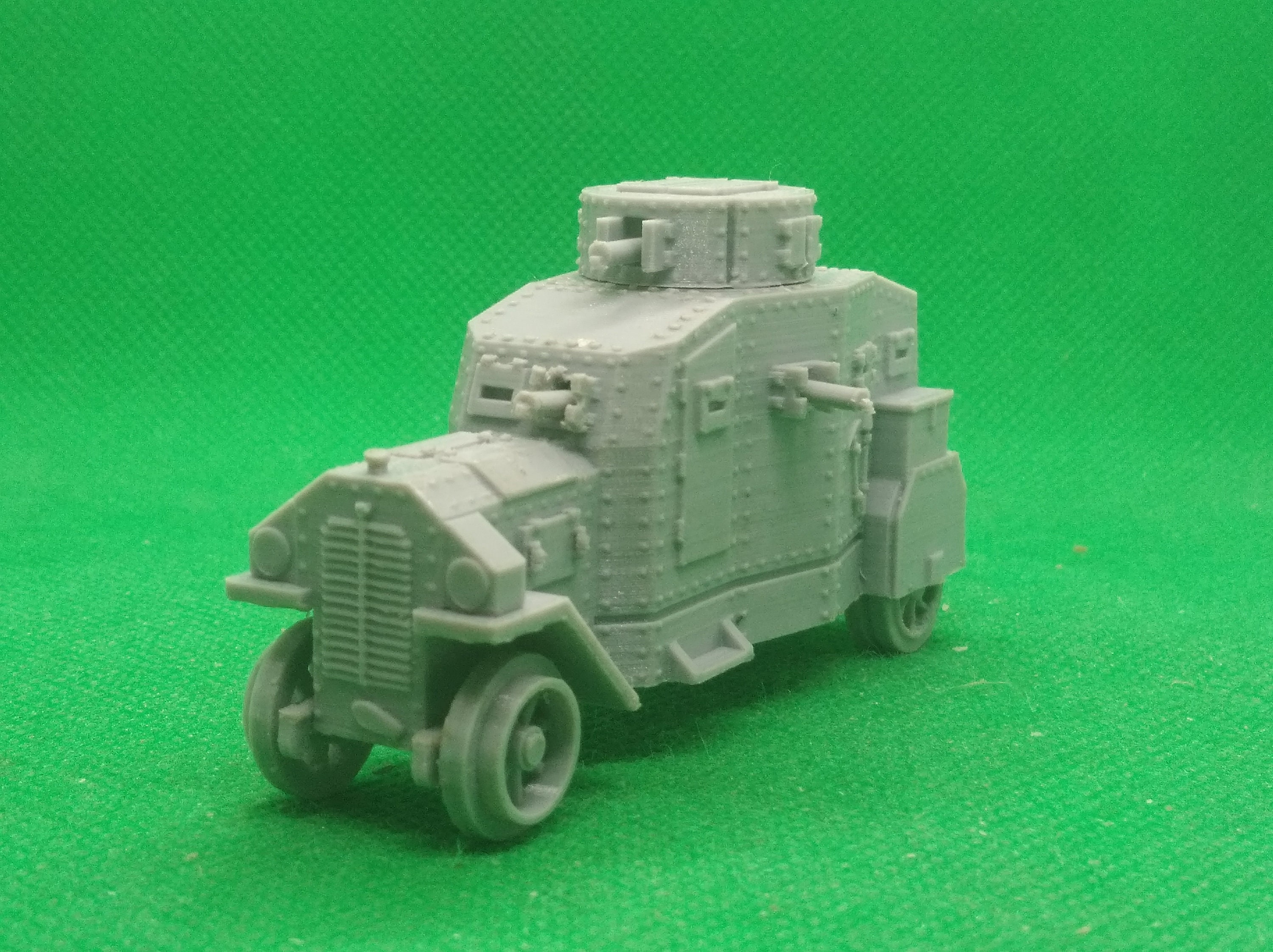 1/72 Scale German Ehrhardt E-V/4 Armored Car, World War One, WW 1