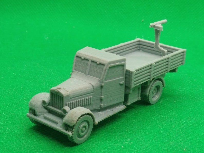 1/72 scale Polish Fiat 621 truck, World War Two, WW 2, Polish Campaign, Poland, Romania, 3D print, wargaming image 1