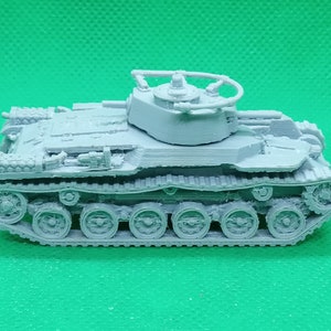 1/72 scale Japanese Type 97 Chi-Ha medium tank with antenna, World War Two, WW 2, Sino-Japanese War, 3D printed, wargaming, modelling image 6