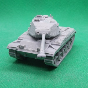 Tanque ligero estadounidense M41 Walker Bulldog a escala 1/72, posguerra, Vietnam, Guerra Civil Libanesa, impreso en 3D, Wargaming