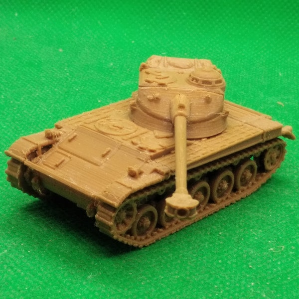 1/72 scale French AMX-13 light tank, Cold War, Suez Crisis, Six Day War, 3D printed, wargaming