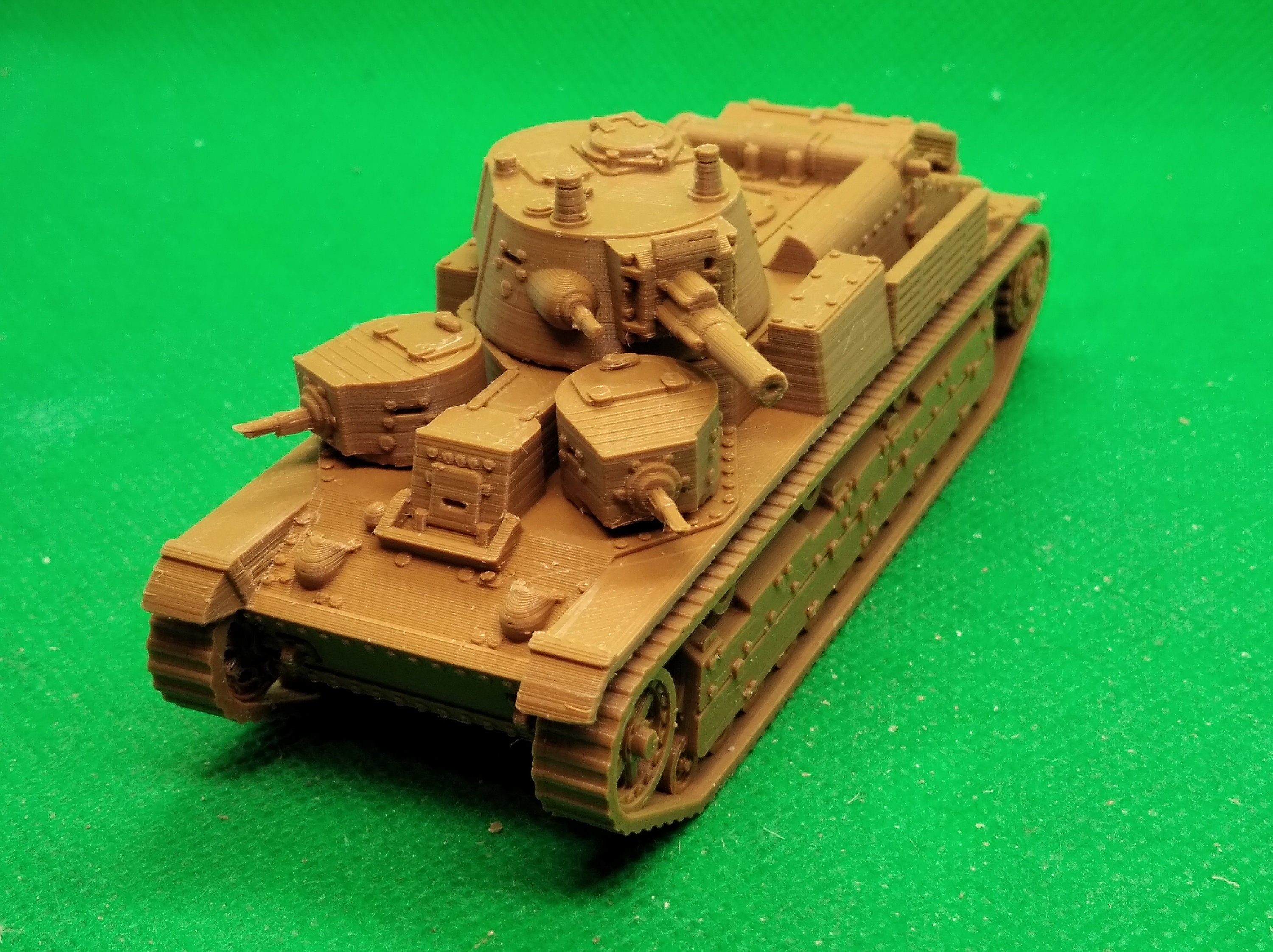 1/72 Scale Soviet T-28 Model 1940 Medium Tank, World War Two, WW2