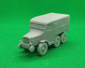 1/72スケールのフランス製ラフリーS25T牽引車（砲兵牽引車）、第二次世界大戦、WW2、フランス侵攻、3Dプリント、ウォーゲーム、モデリング