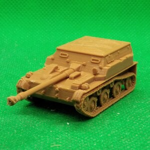 1/72 scale Soviet ASU-57 airborne assault gun, Cold War, Six Day War, Ogaden War, 3D printed, wargaming, modelling image 1