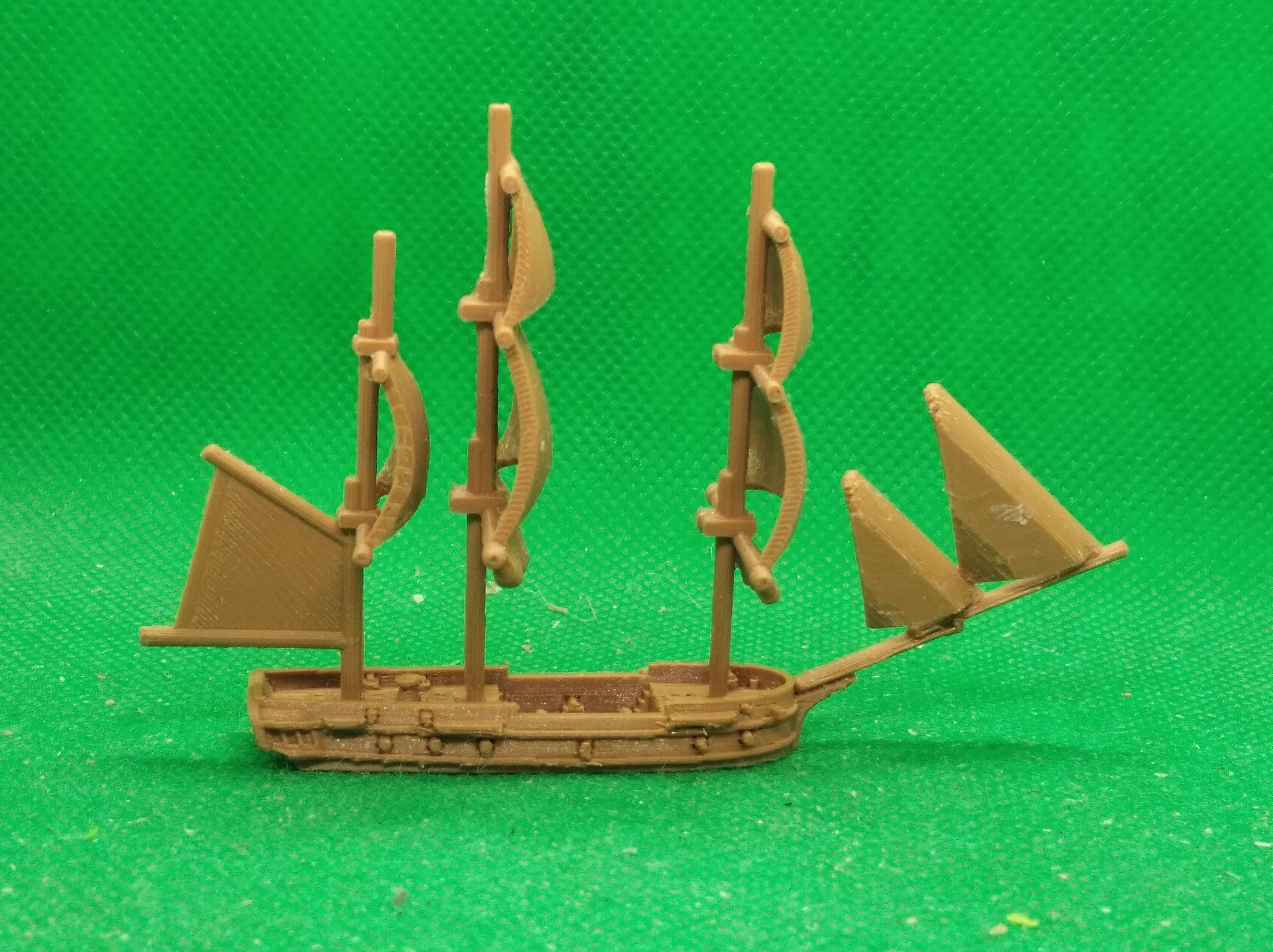 Model Hms Bomb 1/700 Scale HMS Terror Bomb Vessel (10-gun, 2 Mortars), Unrated Ship ...