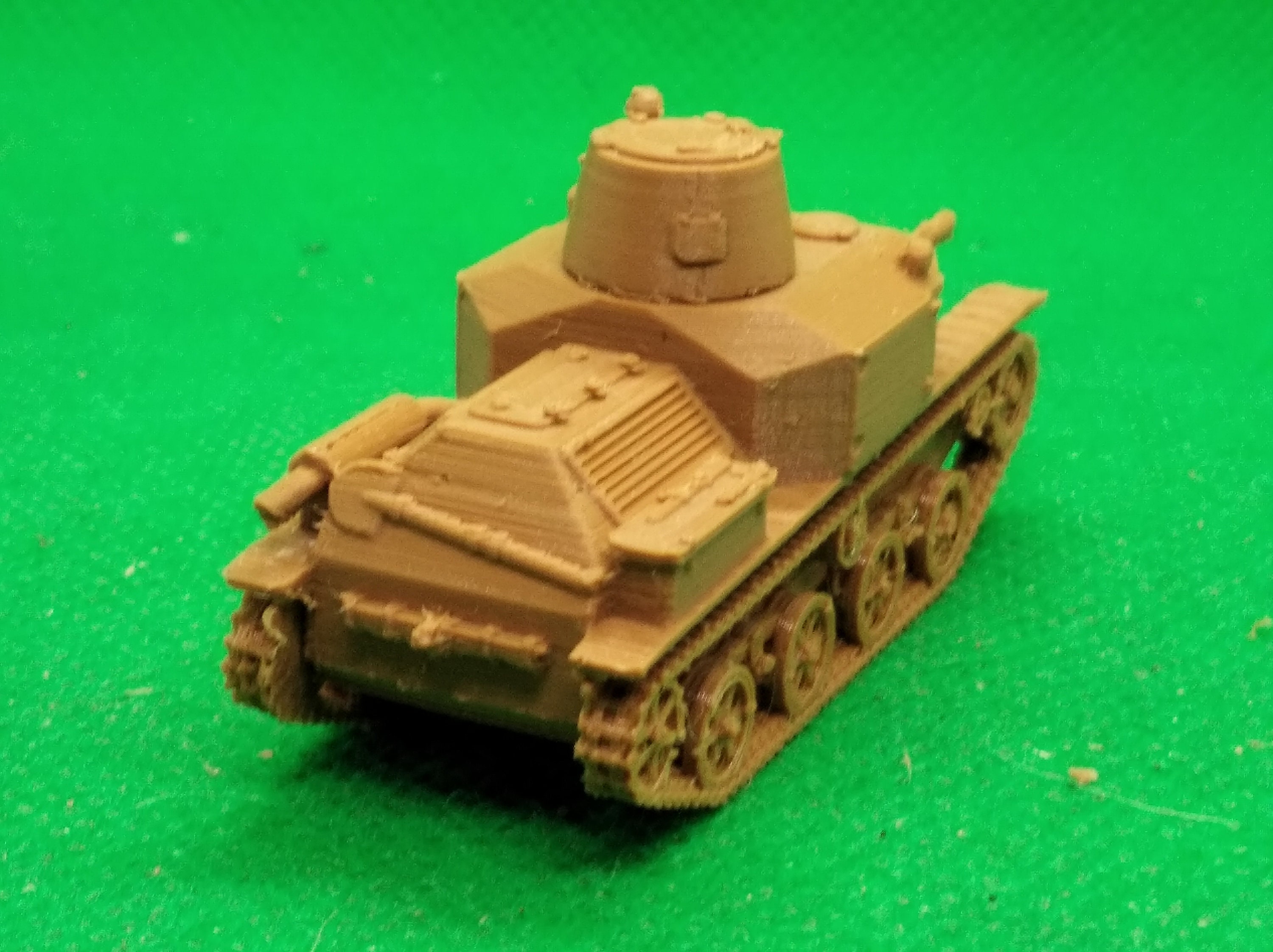 Char Japonais WWII Type 92 Jyu-Sokosha (early) - Maquette 3D Imprimée Aux échelles 1/56 1/72 1/87 1/100