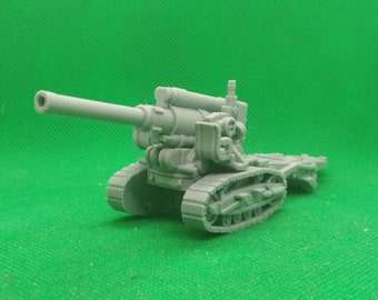 Obus pesado soviético M1931 (B-4) de 203 mm em escala 1/72, Segunda Guerra Mundial, 2ª Guerra Mundial, Frente Oriental, impressão 3D, jogos de guerra, modelagem