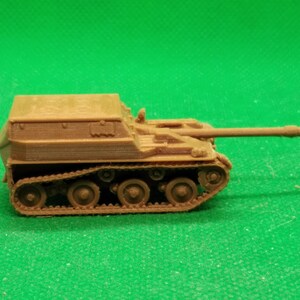 1/72 scale Soviet ASU-57 airborne assault gun, Cold War, Six Day War, Ogaden War, 3D printed, wargaming, modelling image 6